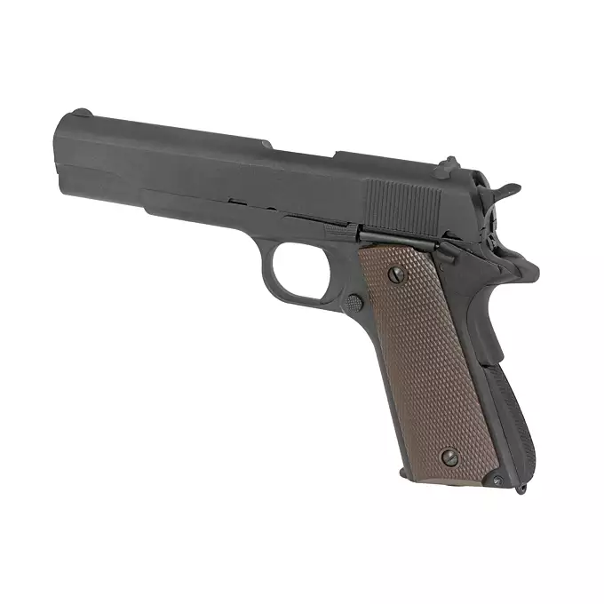 [Zestaw] 1911 [KJW] + Kabura Per-Fit do ponad 80 modeli pistoletów - Black [Amomax]