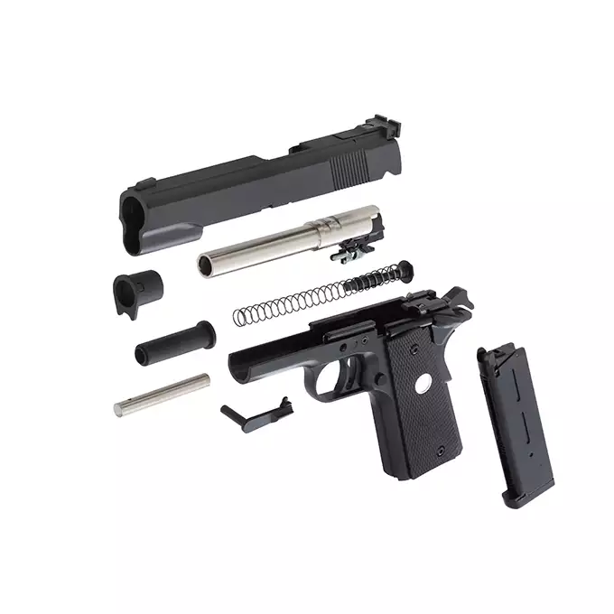 [Zestaw] R29 [Army Armament] + Kabura Per-Fit do ponad 80 modeli pistoletów - Black [Amomax]