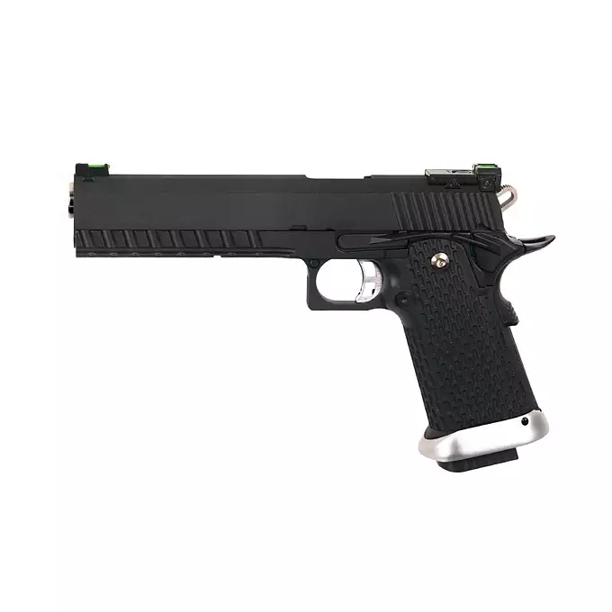 [Zestaw] KP-06 [KJW] + Kabura Per-Fit do ponad 80 modeli pistoletów - Black [Amomax]
