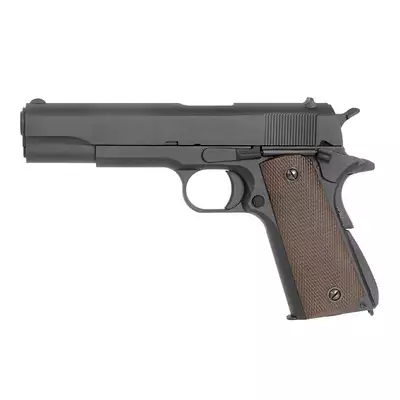 [Zestaw] 1911 [KJW] + Kabura Per-Fit do ponad 80 modeli pistoletów - Black [Amomax]
