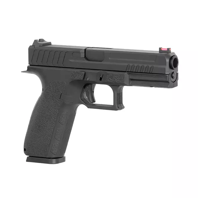 [Set] KP-13 CO2/GREEN GAS - Black [KJW] + Per-Fit Holster for more than 80 handgun models - Black [Amomax]