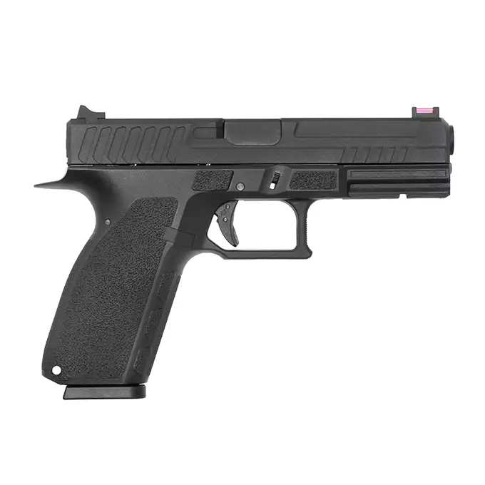 [Set] KP-13 CO2/GREEN GAS - Black [KJW] + Per-Fit Holster for more than 80 handgun models - Black [Amomax]