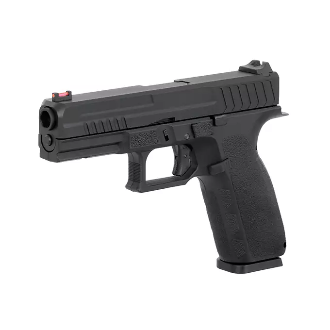 [Set] KP-13 CO2/GREEN GAS - Black [KJW] + Per-Fit Holster for more than 80 handgun models - Black [Amomax]