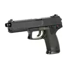 [Zestaw] Replika pistoletu SOCOM z tłumikiem (wersja Green Gaz) [STTI] + Kabura Per-Fit do ponad 80 modeli pistoletów - Black [Amomax]