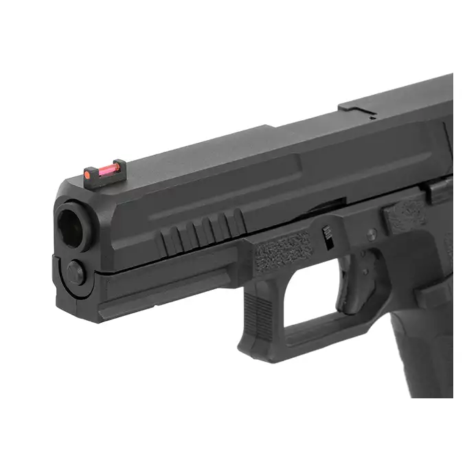 [Set] KP-13 CO2/GREEN GAS - Black [KJW] + Per-Fit Holster for more than 80 handgun models - Black [Amomax]