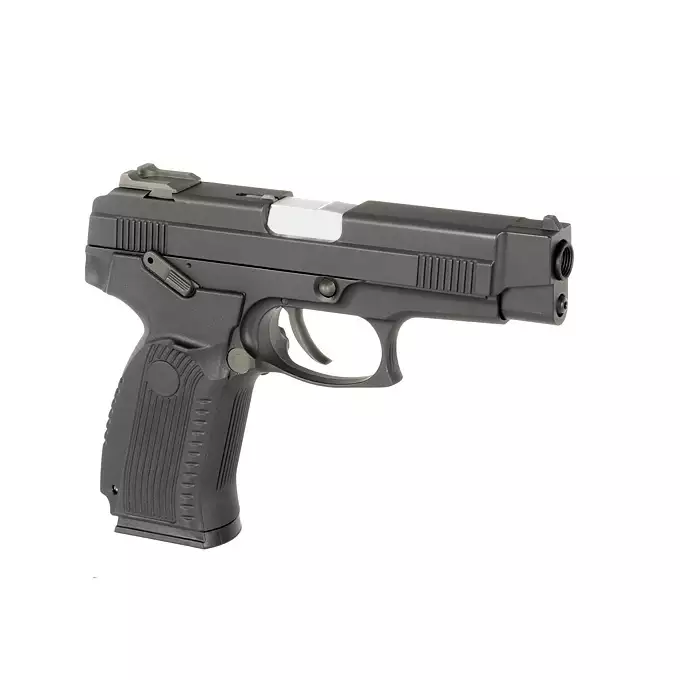 [Set] R-MP443 Gas Blow Back [Raptor] + Per-Fit Holster for more than 80 handgun models - Black [Amomax]