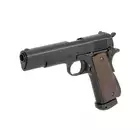 [Zestaw] 1911 wersja CO2 [KJW] + Kabura Per-Fit do ponad 80 modeli pistoletów - Black [Amomax]