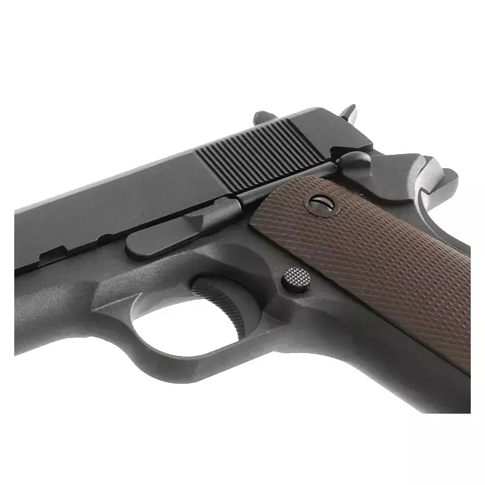 [Zestaw] 1911 [KJW] + Kabura Per-Fit do ponad 80 modeli pistoletów - Black [Amomax]