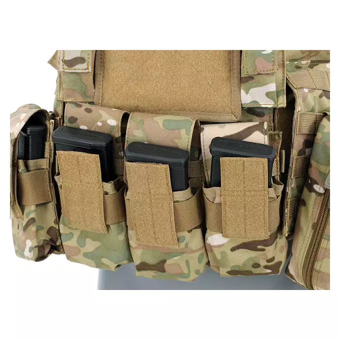 Kamizelki taktyczna z systemem QR - multicamo [8FIELDS]