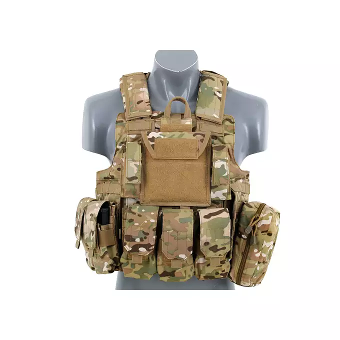 Kamizelki taktyczna z systemem QR - multicamo [8FIELDS]