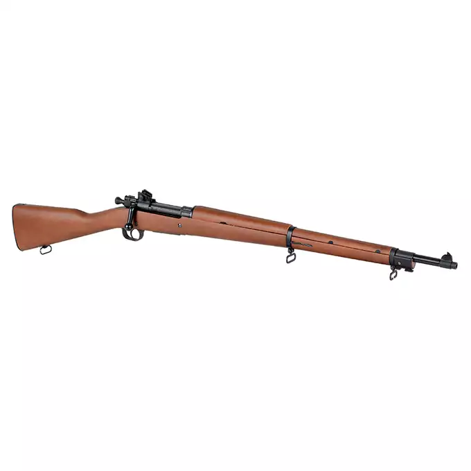 [Set] M1903A3 bolt-action rifle replica - Real Wood [S&amp;T] + 25rd M1903A3/Kar98k Magazine - Black [S&amp;T] + M1903A3 Rifle Scope Mount [S&amp;T]