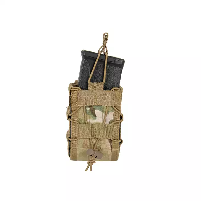 Szybka podwójna ładownica MOLLE na magazynki do karabinu - Multicamo