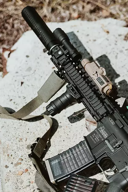 Stubby Fore Grip QD Picatinny - Black [FMA]