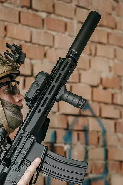 Stubby Fore Grip MLOCK - Black [FMA]