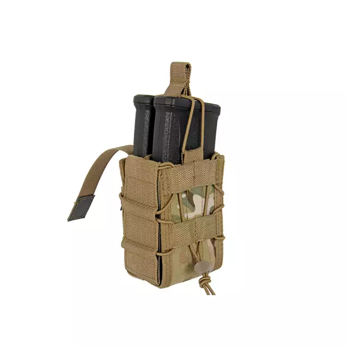 Szybka podwójna ładownica MOLLE na magazynki do karabinu - Multicamo