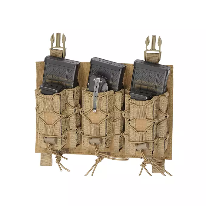 Buckle Up szybka potrójna ładownica karabinowo-pistoletowa - Coyote