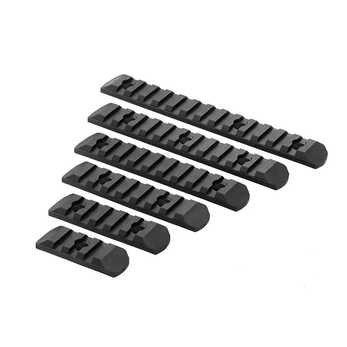 KeyMod/MLOCK Polymer Rail Set - Black [MP] | Taiwangun