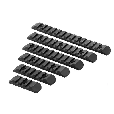 KeyMod/MLOCK Polymer Rail Set - Black [MP]