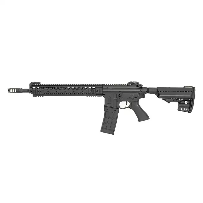 [Zestaw] Polimerowy magazynek Mid-Cap na 220 kulek do M16/M4/AR-15/SCAR16 - BK