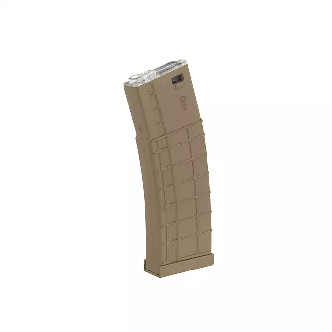 [Zestaw] Polimerowy magazynek 150 kulek 416/AR15 - Dark Earth [BattleAxe]