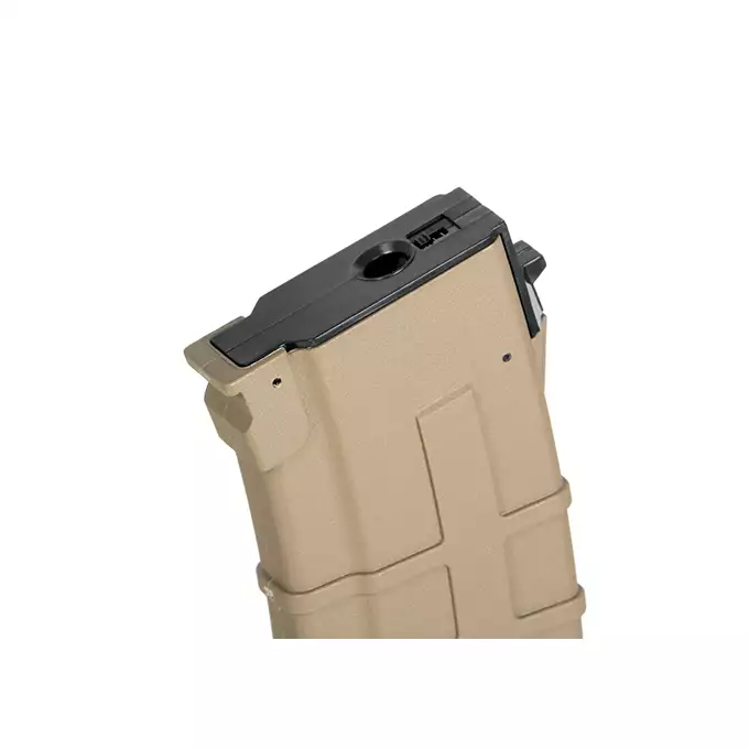 [Zestaw] Wzmocniony magazynek polimerowy na 130 kulek do AK74 - Dark Earth
