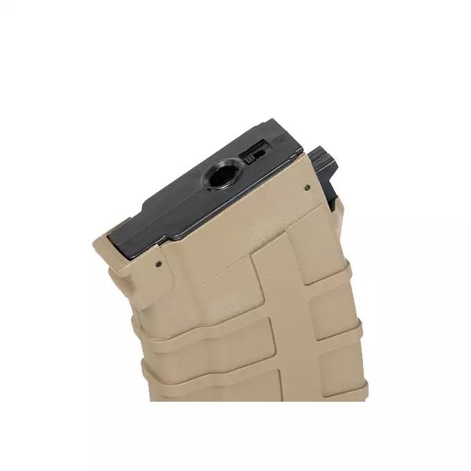 [Zestaw] Wzmocniony magazynek polimerowy na 130 kulek do AK47 - Dark Earth