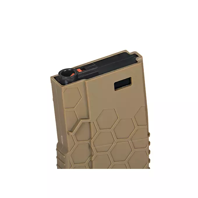 [Zestaw] Polimerowy magazynek mid-cap na 120 kulek do serii M4/AR-15 - Dark Earth