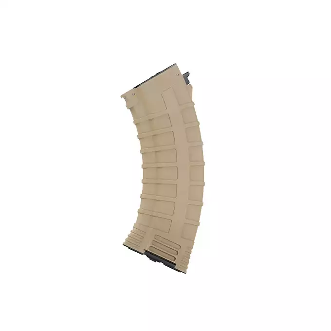 [Zestaw] Wzmocniony magazynek polimerowy na 130 kulek do AK47 - Dark Earth