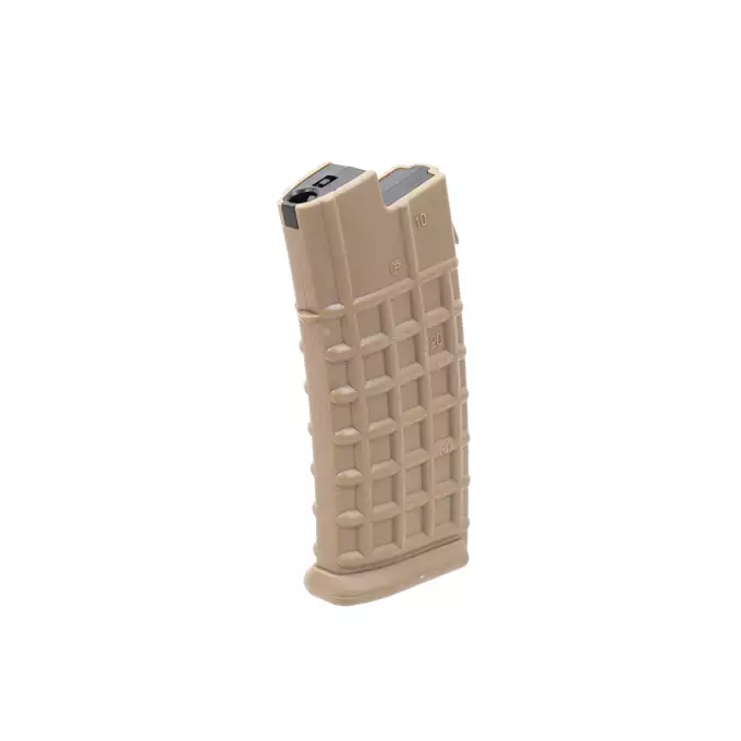[Zestaw] Magazynek mid-cap na 80 kulek do serii AUG - Dark Earth [BATTLEAXE]