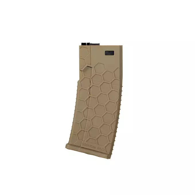 [Zestaw] Polimerowy magazynek mid-cap na 120 kulek do serii M4/AR-15 - Dark Earth