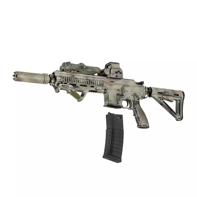 [Zestaw] Magazynek DMAG o zmiennej pojemności 30/130 kulek do HK416/M4 - Black
