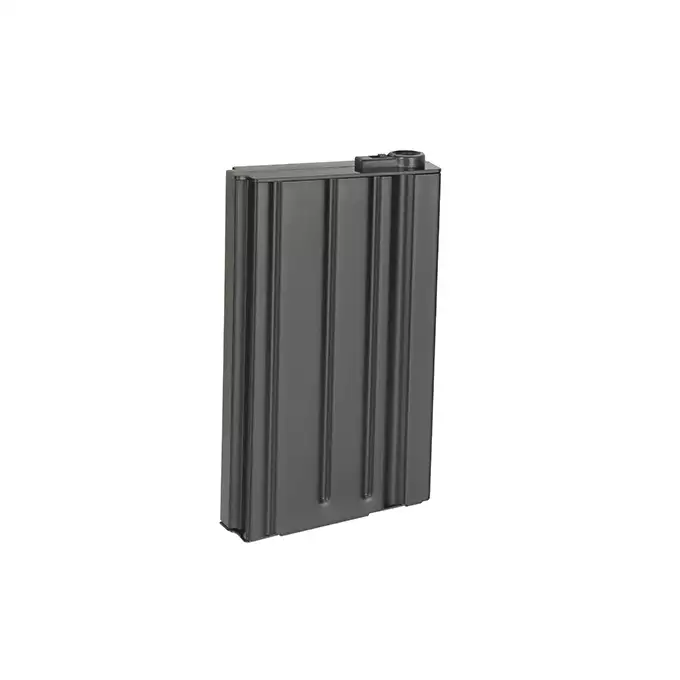 [Zestaw] Stalowy magazynek na 130 kulek do SR25/AR10 - Black [CYMA]