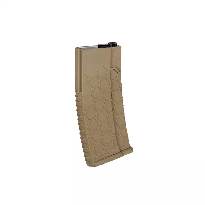 [Zestaw] Polimerowy magazynek mid-cap na 120 kulek do serii M4/AR-15 - Dark Earth