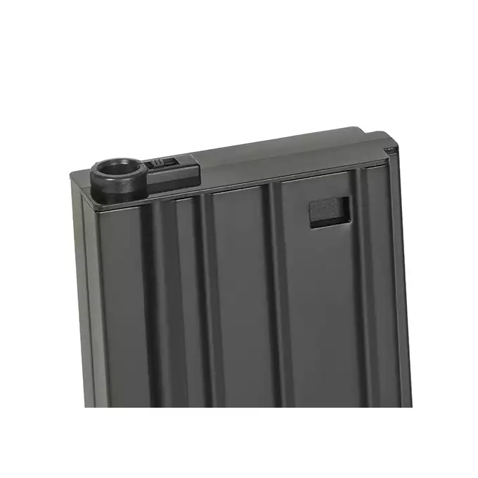 [Zestaw] Stalowy magazynek na 130 kulek do SR25/AR10 - Black [CYMA]