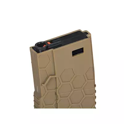 [Zestaw] Polimerowy magazynek mid-cap na 120 kulek do serii M4/AR-15 - Dark Earth