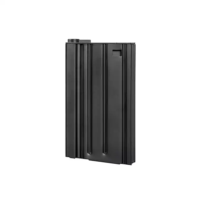 Set] 130rd SR25/AR10 rifle steel magazine - Black [CYMA