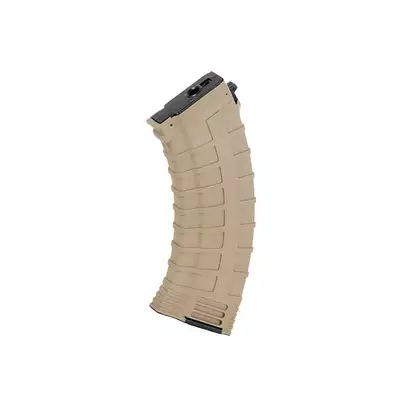 [Zestaw] Wzmocniony magazynek polimerowy na 130 kulek do AK47 - Dark Earth