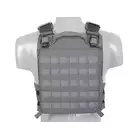 [Zestaw] 420 Plate Carrier - Wolf Grey [EM] + Odpinana potrójna elastyczna kieszeń na magazynki - Wolf Grey [EM] + Modułowy odpinany panel tylny do 420 Plate Carrier - Wolf Grey [EM]