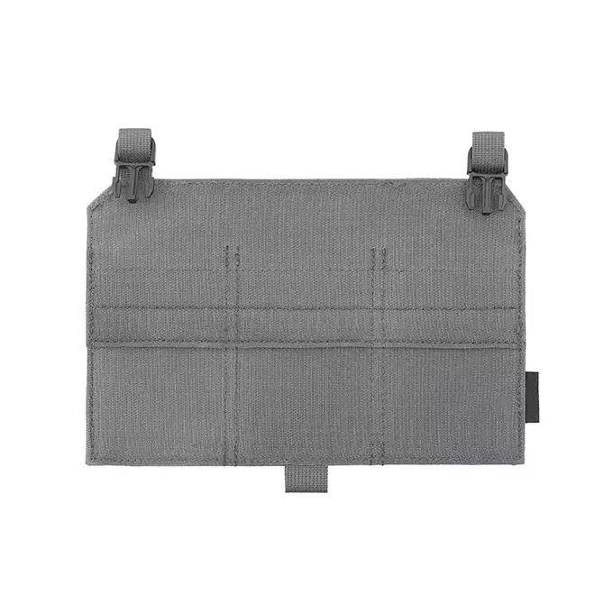 [Zestaw] 420 Plate Carrier - Wolf Grey [EM] + Odpinana potrójna elastyczna kieszeń na magazynki - Wolf Grey [EM] + Modułowy odpinany panel tylny do 420 Plate Carrier - Wolf Grey [EM]