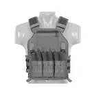 [Zestaw] 420 Plate Carrier - Wolf Grey [EM] + Odpinana potrójna elastyczna kieszeń na magazynki - Wolf Grey [EM] + Modułowy odpinany panel tylny do 420 Plate Carrier - Wolf Grey [EM]