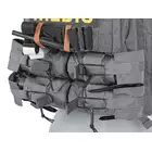 [Zestaw] 420 Plate Carrier - Wolf Grey [EM] + Odpinana potrójna elastyczna kieszeń na magazynki - Wolf Grey [EM] + Modułowy odpinany panel tylny do 420 Plate Carrier - Wolf Grey [EM]