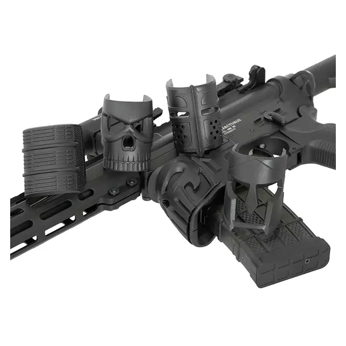 Komplet ozdobnych 3 nakładek do lejka AR15/M4 - Dark Earth [Kublai]