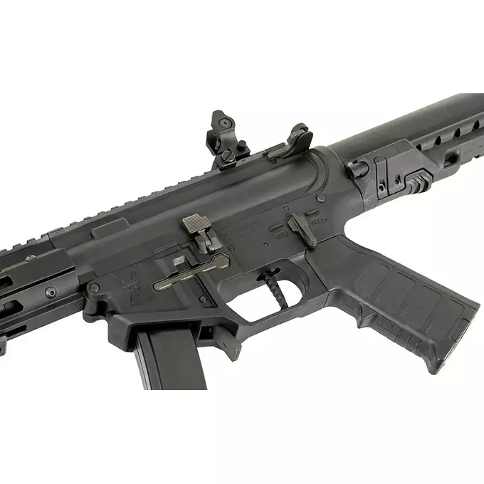 [Zestaw] PDW SBR SD - Black [King Arms] + Magazynek mid-cap do MP5 Długi -130BB [CYMA]