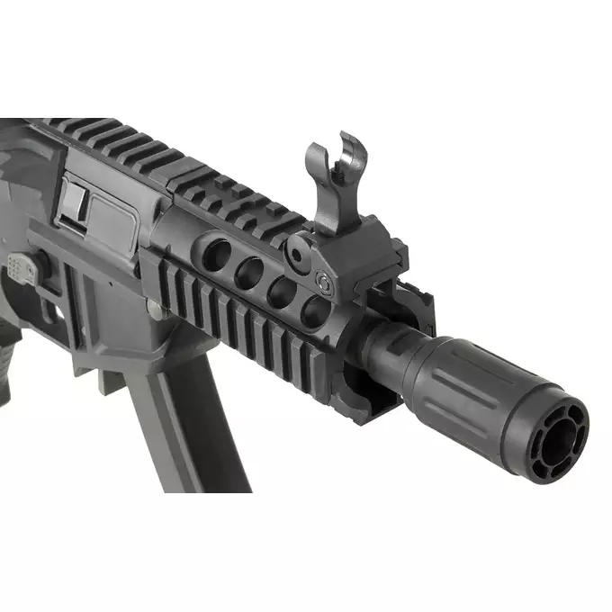 [Zestaw] PDW SBR Shorty - Black [King Arms] + Magazynek mid-cap do MP5 Długi -130BB [CYMA]