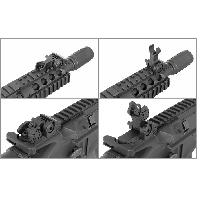[Zestaw] PDW SBR Shorty - Black [King Arms] + Magazynek mid-cap do MP5 Długi -130BB [CYMA]