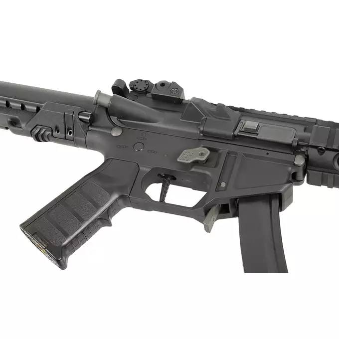 [Zestaw] PDW SBR Shorty - Black [King Arms] + Magazynek mid-cap do MP5 Długi -130BB [CYMA]