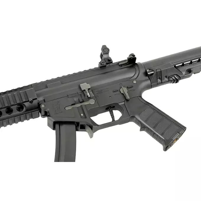 [Zestaw] PDW SBR Shorty - Black [King Arms] + Magazynek mid-cap do MP5 Długi -130BB [CYMA]