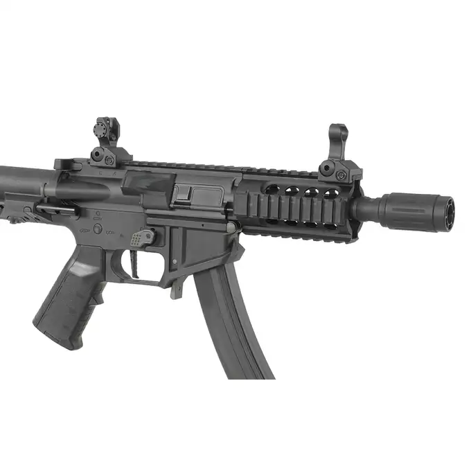 [Zestaw] PDW SBR Shorty - Black [King Arms] + Magazynek mid-cap do MP5 Długi -130BB [CYMA]