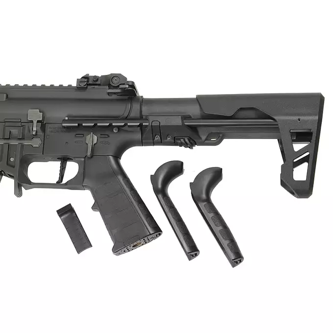 [Zestaw] PDW SBR Shorty - Black [King Arms] + Magazynek mid-cap do MP5 Długi -130BB [CYMA]