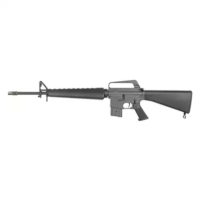 [Zestaw] CM.009C MOSFET EDITION [CYMA] + 80-kulkowy Krótki stalowy magazynek do AR-15/M4 - Black [BattleAxe]